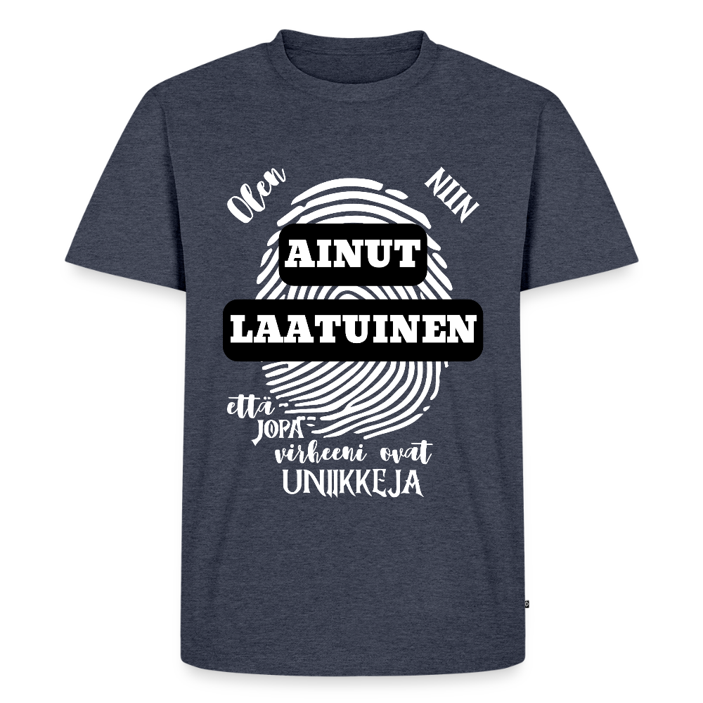 Miesten Premium T-paita Ainutlaatuinen - deniminsininen