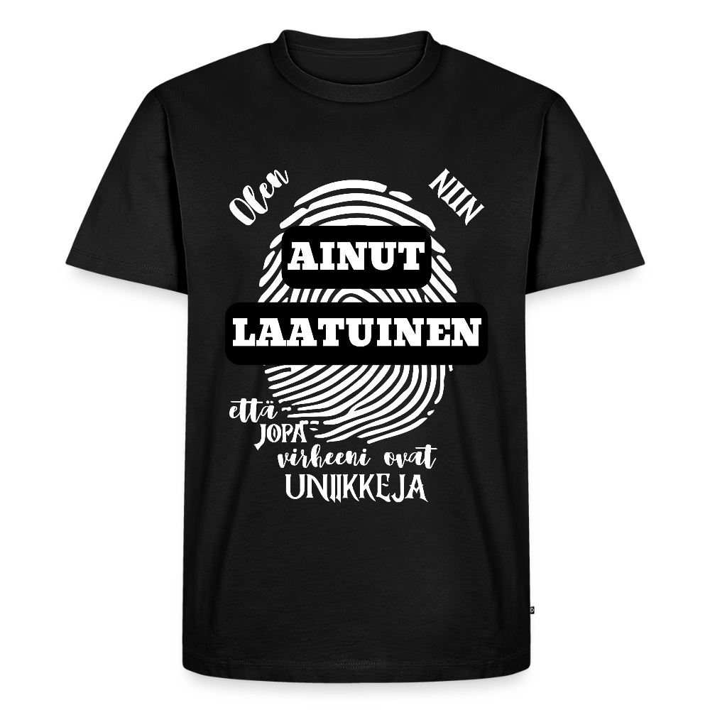 Miesten Premium T-paita Ainutlaatuinen - musta