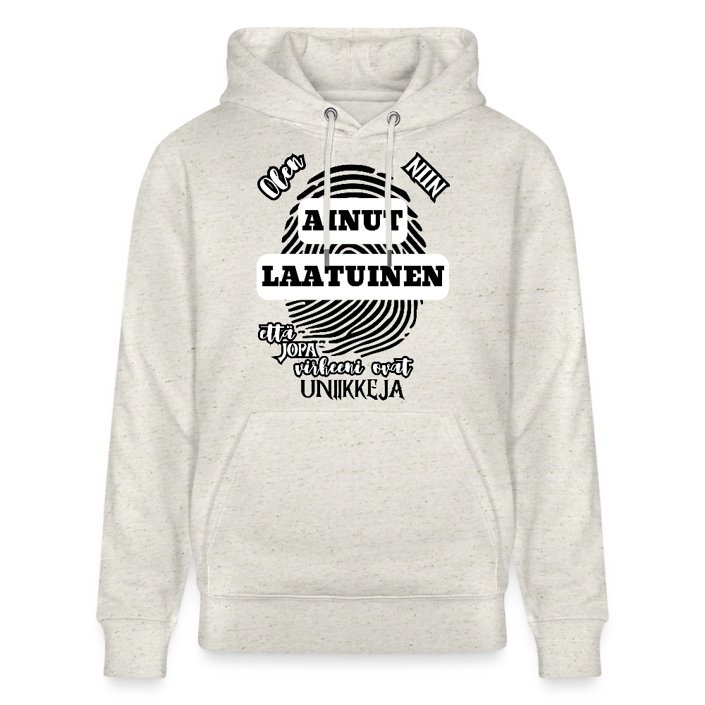 Unisex luomuhuppari Ainutlaatuinen Vaaleat värit - kanervanbeige