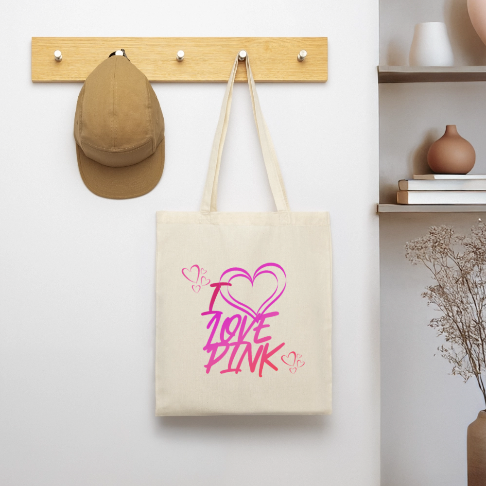 Kangaskassi I Love Pink - luonto