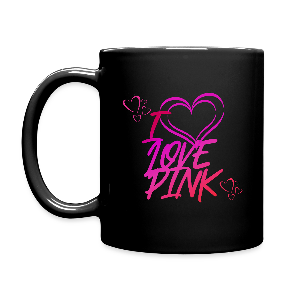 Musta muki I Love Pink - musta