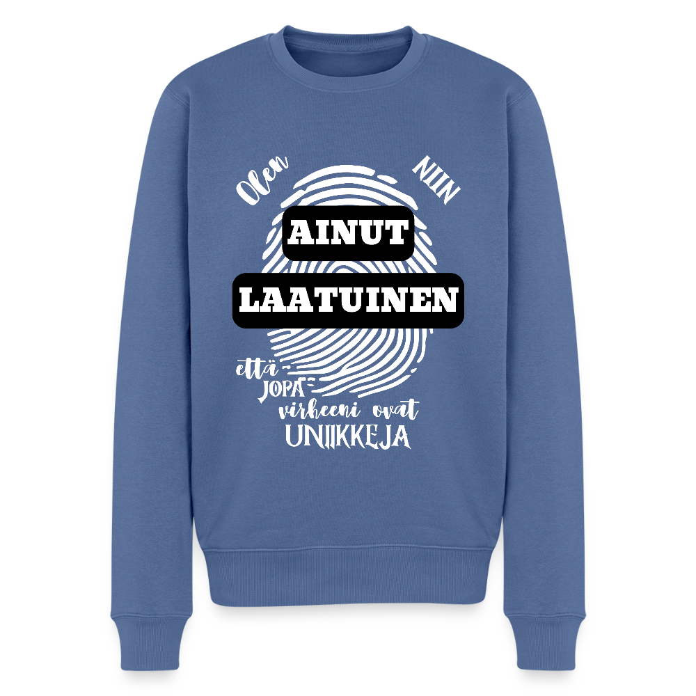 Miesten Premium collegepaita AInutlaatuinen - kyyhkynsininen