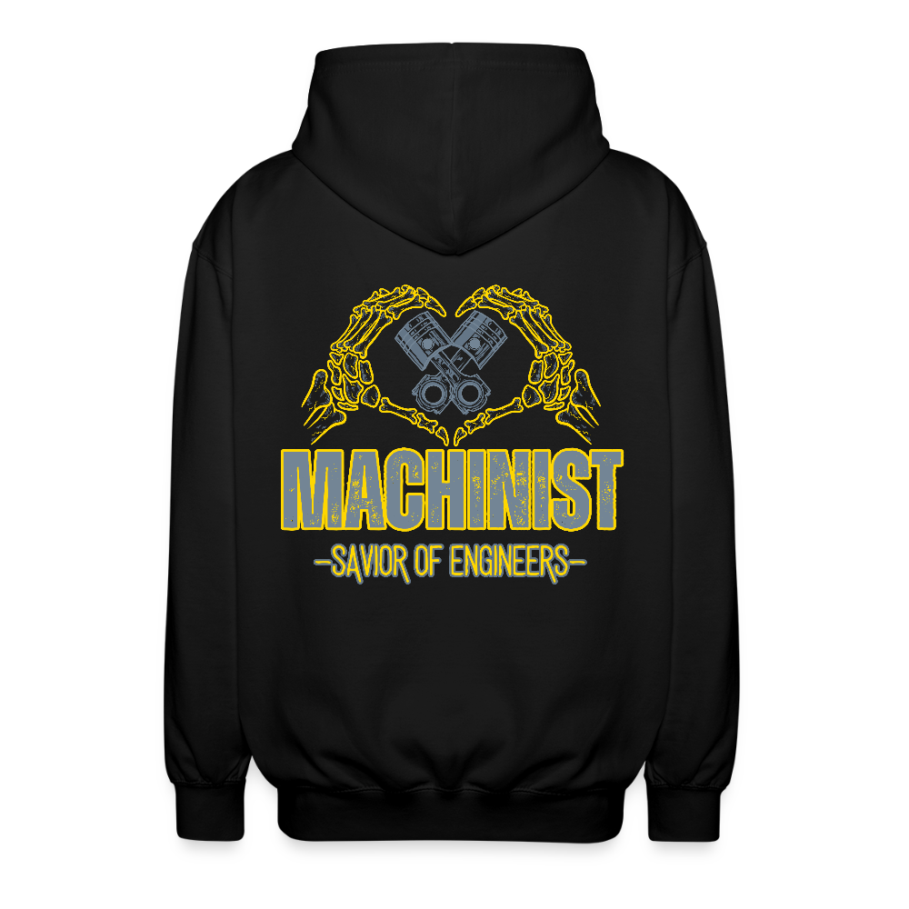 Unisex Vetoketjuhuppari Machinist 2 - musta
