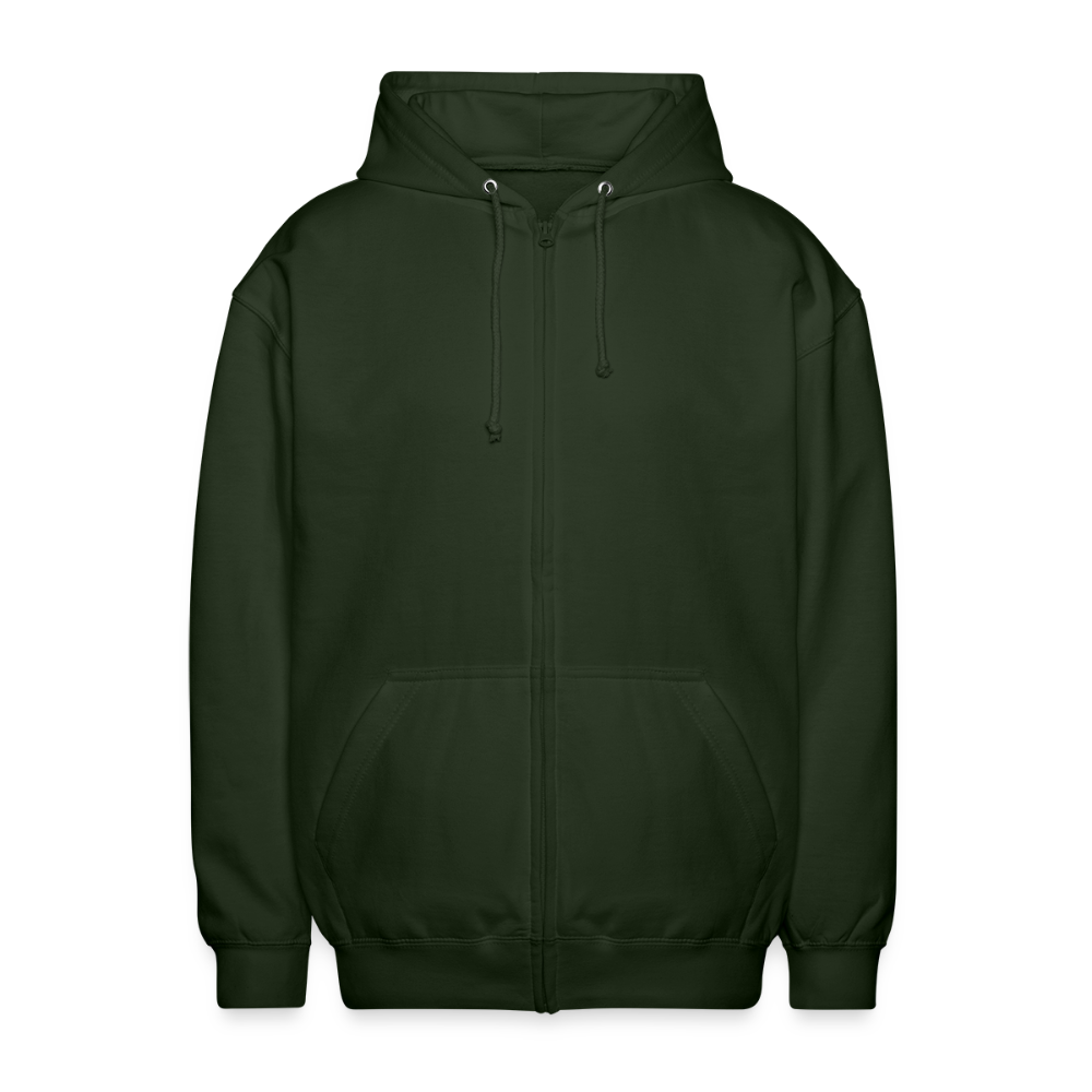 Unisex Vetoketjuhuppari Koneistaja 1 - metsänvihreä