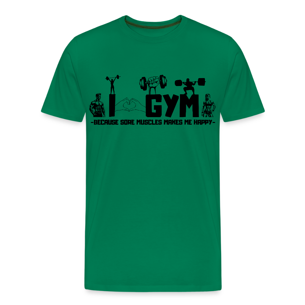 Miesten Spreadshirt Premium T-paita Sali - kelly vihreä