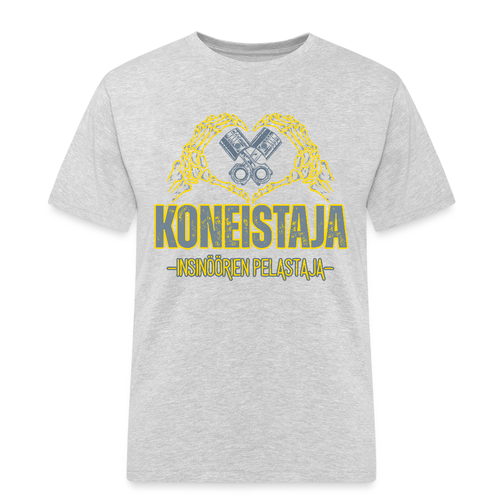 Miesten Workwear T-paita Koneistaja 2 - harmaasävyinen