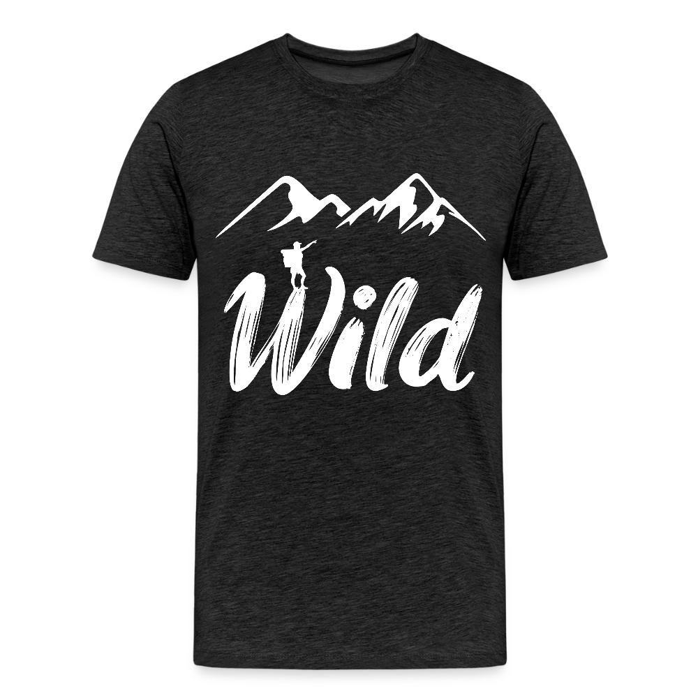 Miesten Premium T-Paita Wild - hiilenharmaa