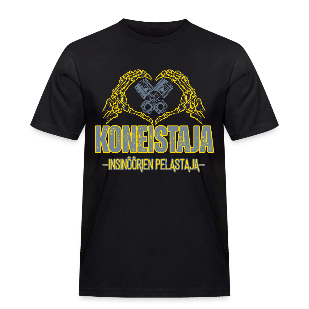Miesten Workwear T-paita Koneistaja 2 - musta