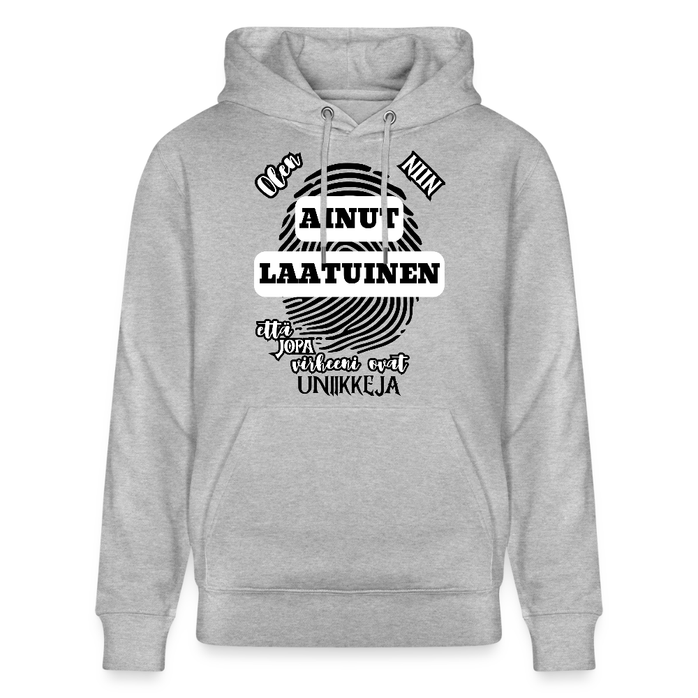 Unisex luomuhuppari Ainutlaatuinen Vaaleat värit - harmaasävyinen
