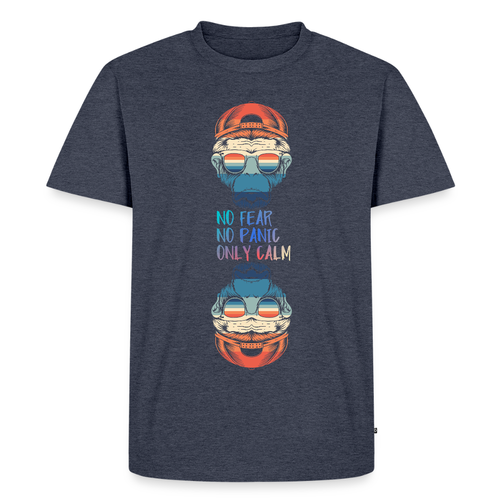 Miesten Premium T-paita Calm Monkey - deniminsininen