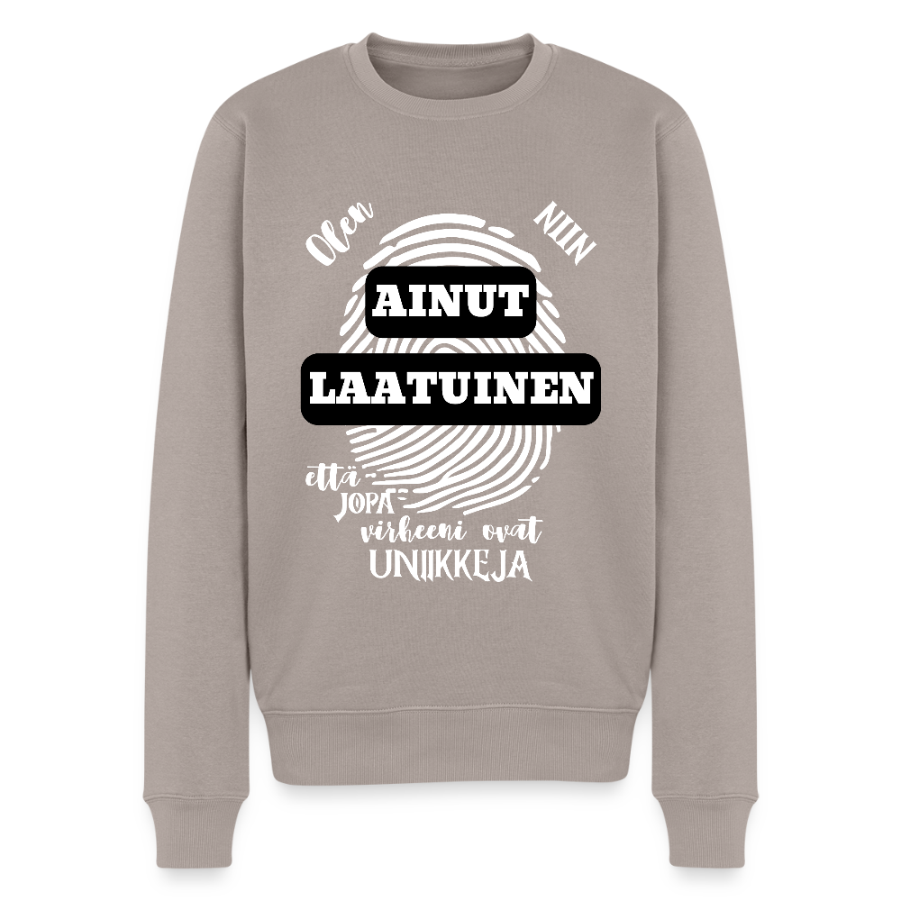 Miesten Premium collegepaita AInutlaatuinen - taupe
