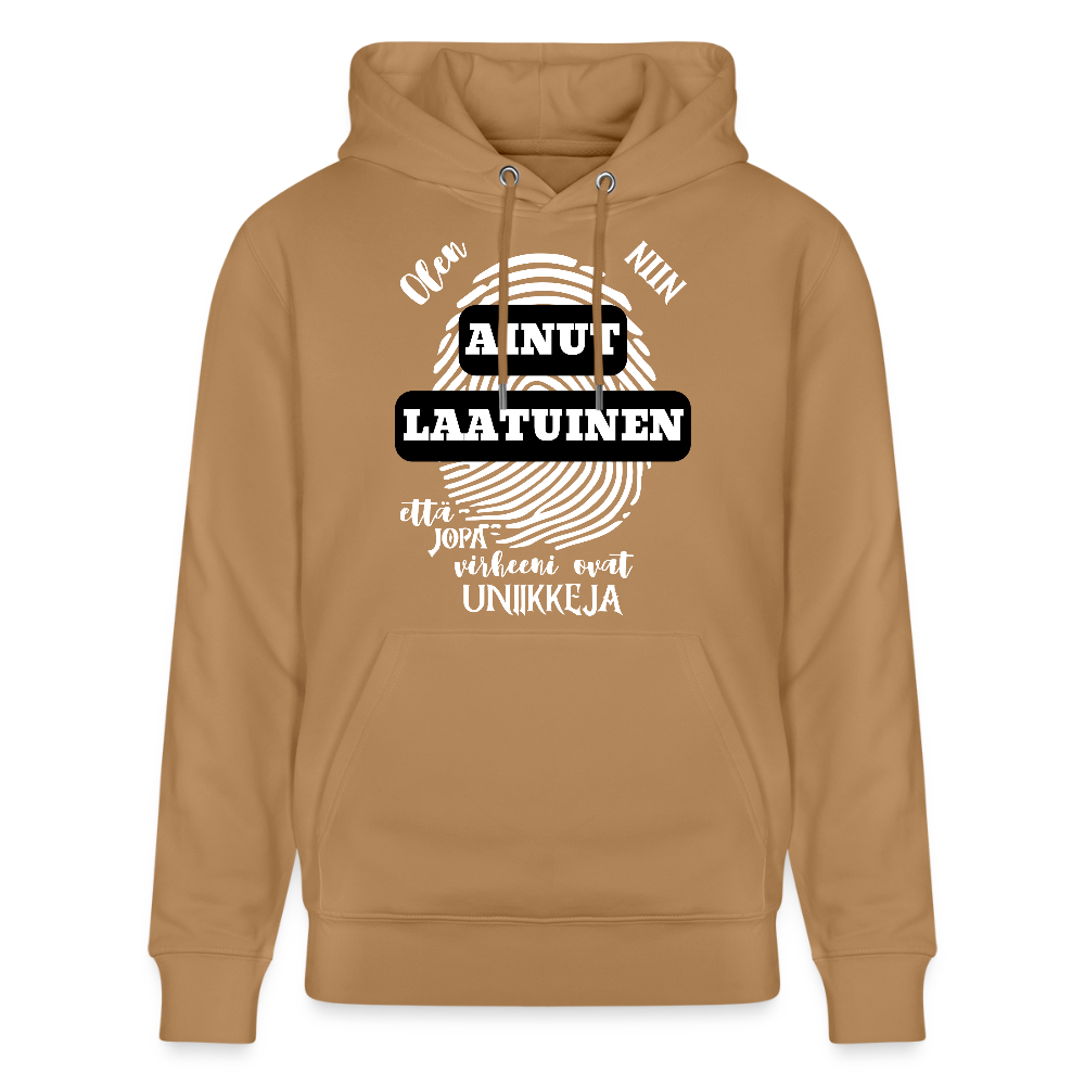 Unisex luomuhuppari Ainutlaatuinen - toffee