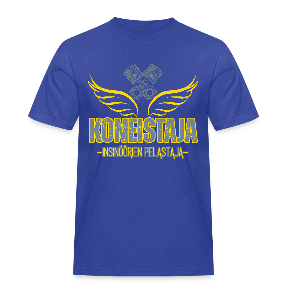Miesten Workwear T-paita Koneistaja 1 - royal sininen