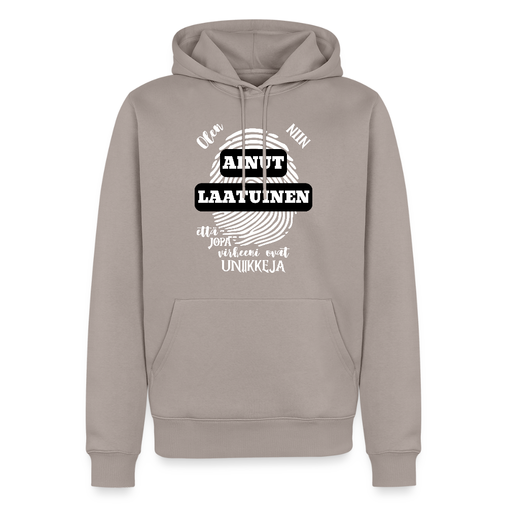 Miesten premium-huppari Ainutlaatuinen - taupe