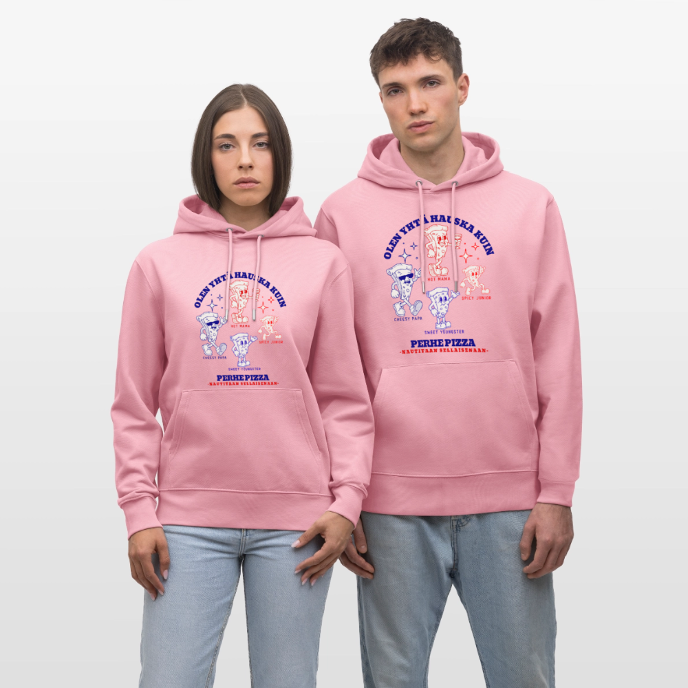 Unisex luomuhuppari Perhe Pizza - lila unelma