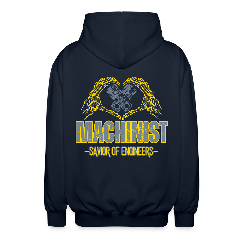 Unisex Vetoketjuhuppari Machinist 2 - laivasto