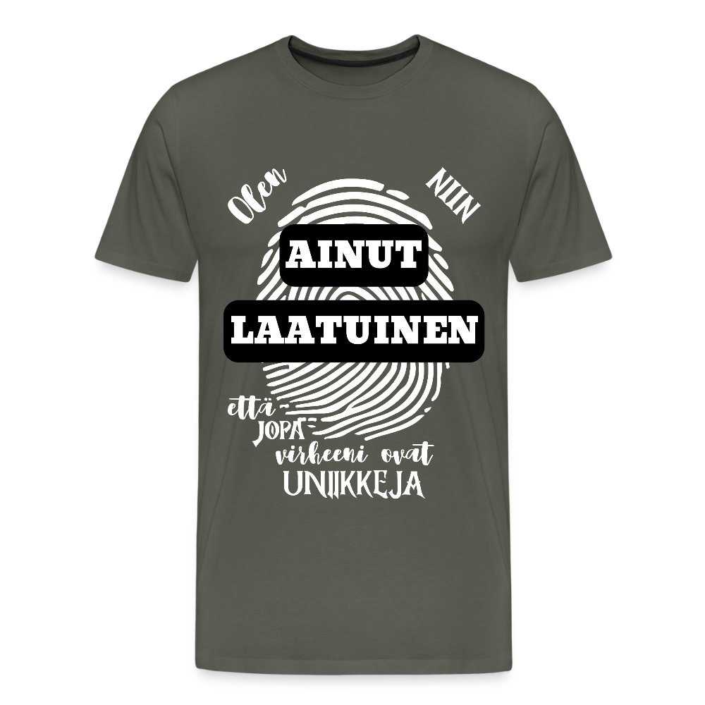 Miesten Premium T-paita Ainutlaatuinen - asfaltin