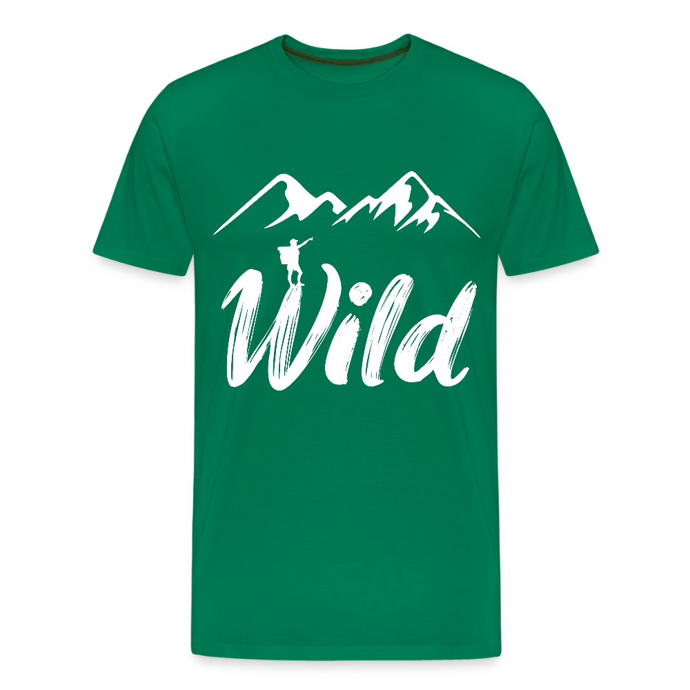 Miesten Premium T-Paita Wild - kelly vihreä
