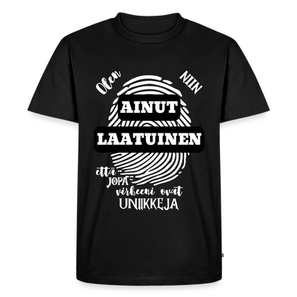 Miesten Premium T-paita Ainutlaatuinen - musta