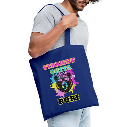 Kangaskassi Straight Outta Pori Värikäs - kuninkaallinen