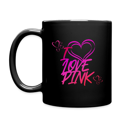 Musta muki I Love Pink - musta