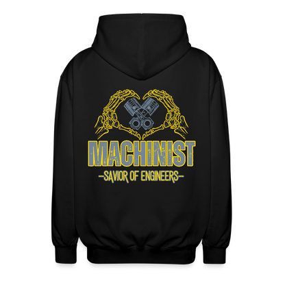 Unisex Vetoketjuhuppari Machinist 2 - musta