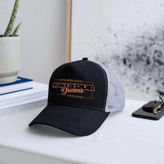 Trucker Lippis make your dreams come true - musta/kivenharmaa