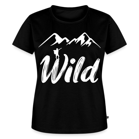 Naisten Premium T-Paita Wild - musta