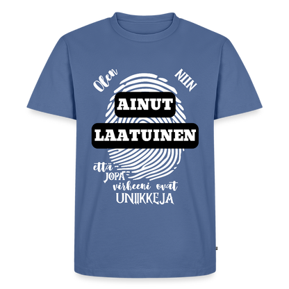Miesten Premium T-paita Ainutlaatuinen - kyyhkynsininen