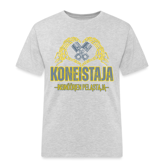 Miesten Workwear T-paita Koneistaja 2 - harmaasävyinen