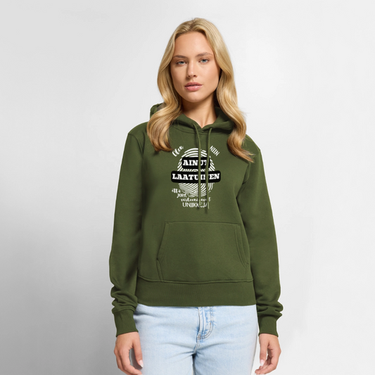 Naisten Premium-huppari Ainutlaatuinen - khaki