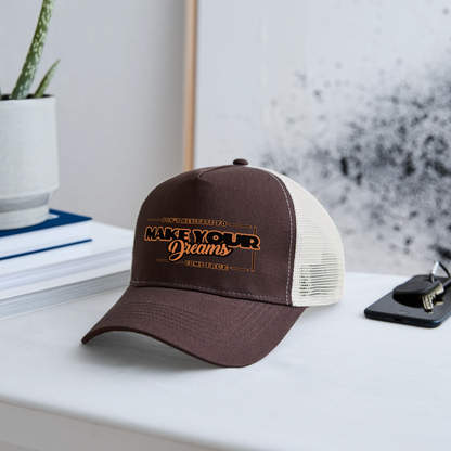 Trucker Lippis make your dreams come true - ruskea/beige