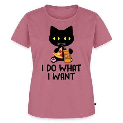 Naisten Premium T-Paita I Do What I Want - malva
