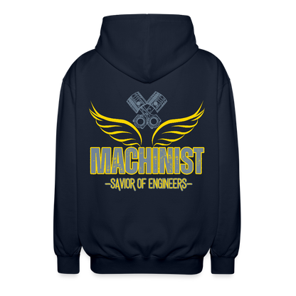 Unisex Vetoketjuhuppari Machinist - laivasto