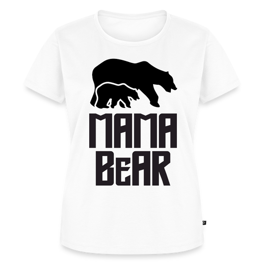 Naisten Spreadshirt Premium T-Paita MAMA BEAR Printillä - valkoinen