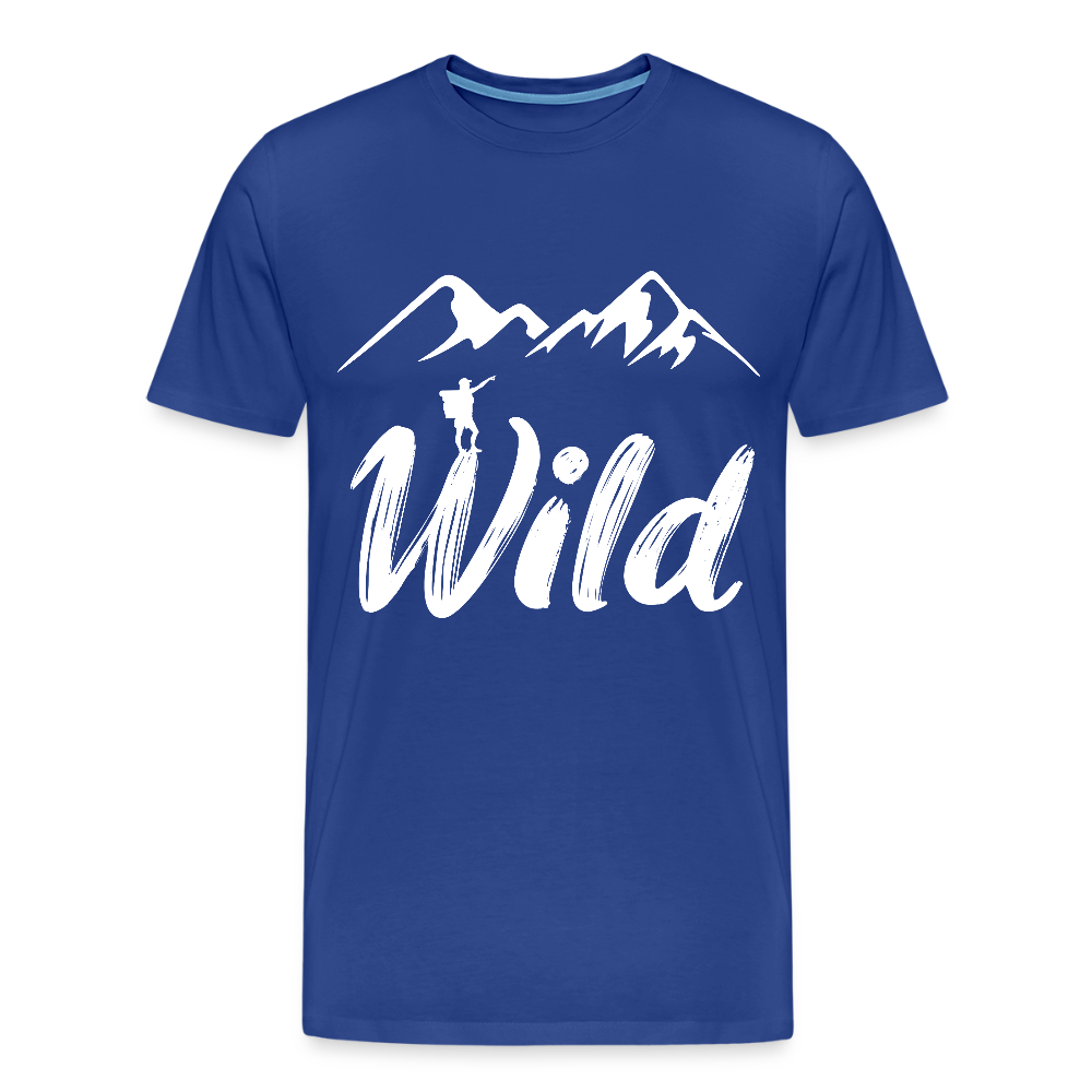 Miesten Premium T-Paita Wild - kuninkaansininen