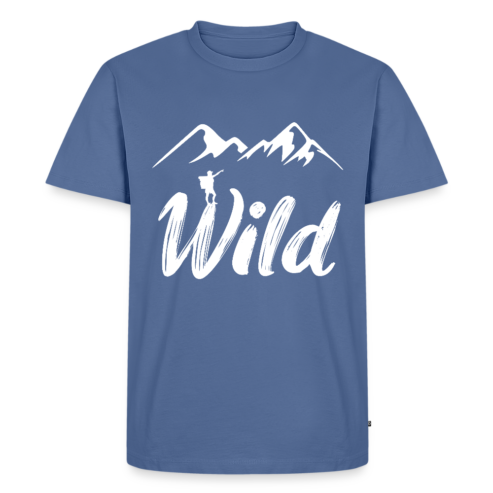 Miesten Premium T-Paita Wild - kyyhkynsininen