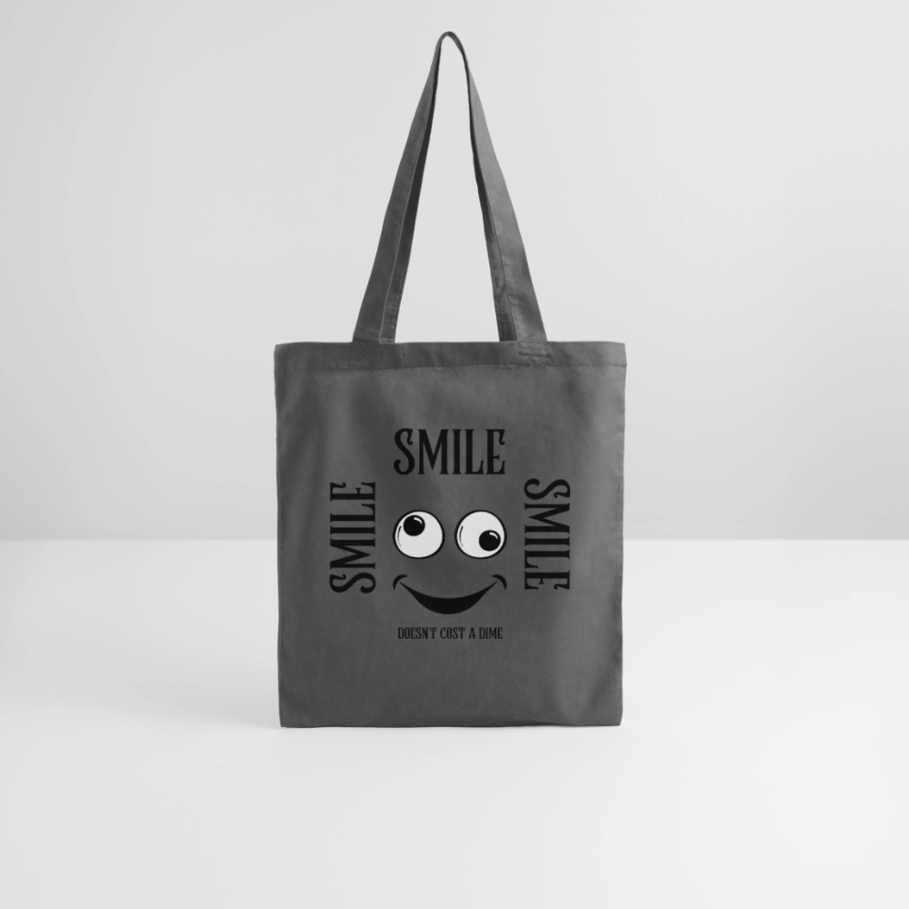 Kangaskassi Smile - grafiitinharmaa