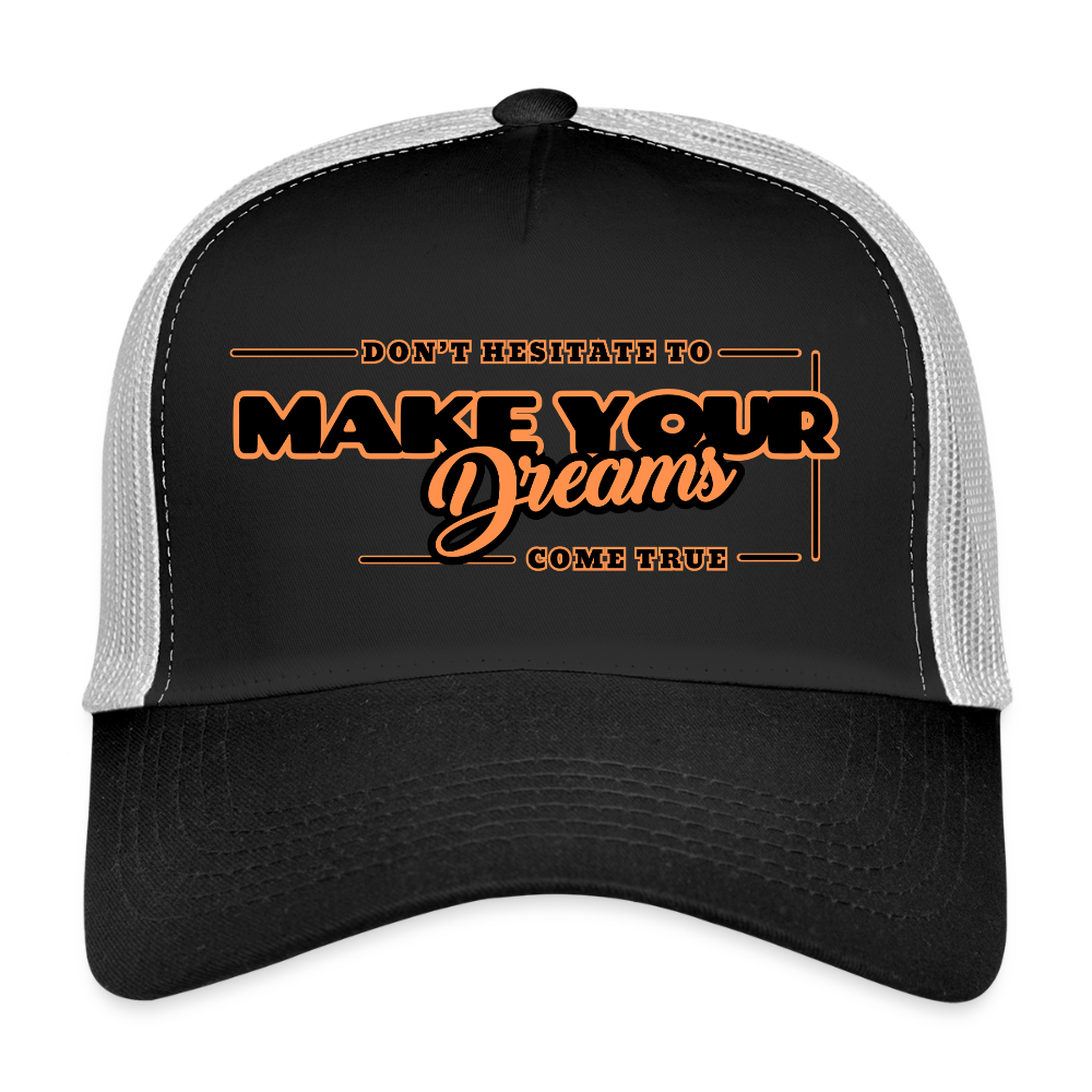 Trucker Lippis make your dreams come true - musta/kivenharmaa