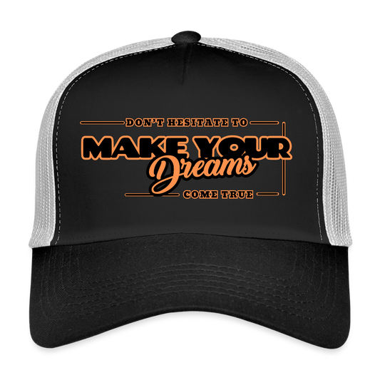 Trucker Lippis make your dreams come true - musta/kivenharmaa