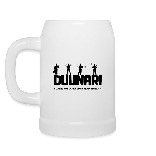 Oluttuoppi Duunari Printillä - valkoinen
