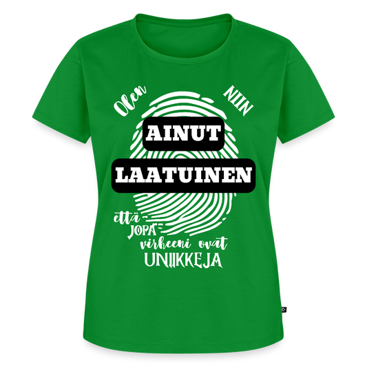 Naisten Premium T-paita Ainutlaatuinen - vihreä