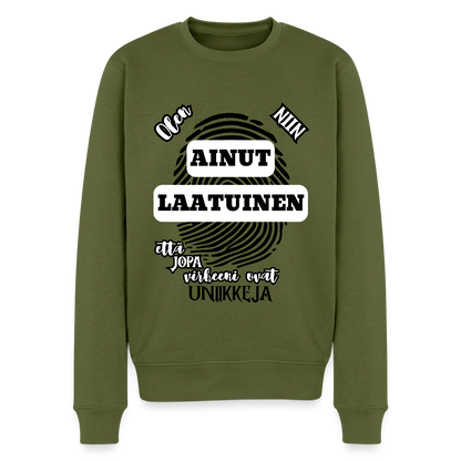 Miesten Premium collegepaita AInutlaatuinen Vaaleat värit - khaki