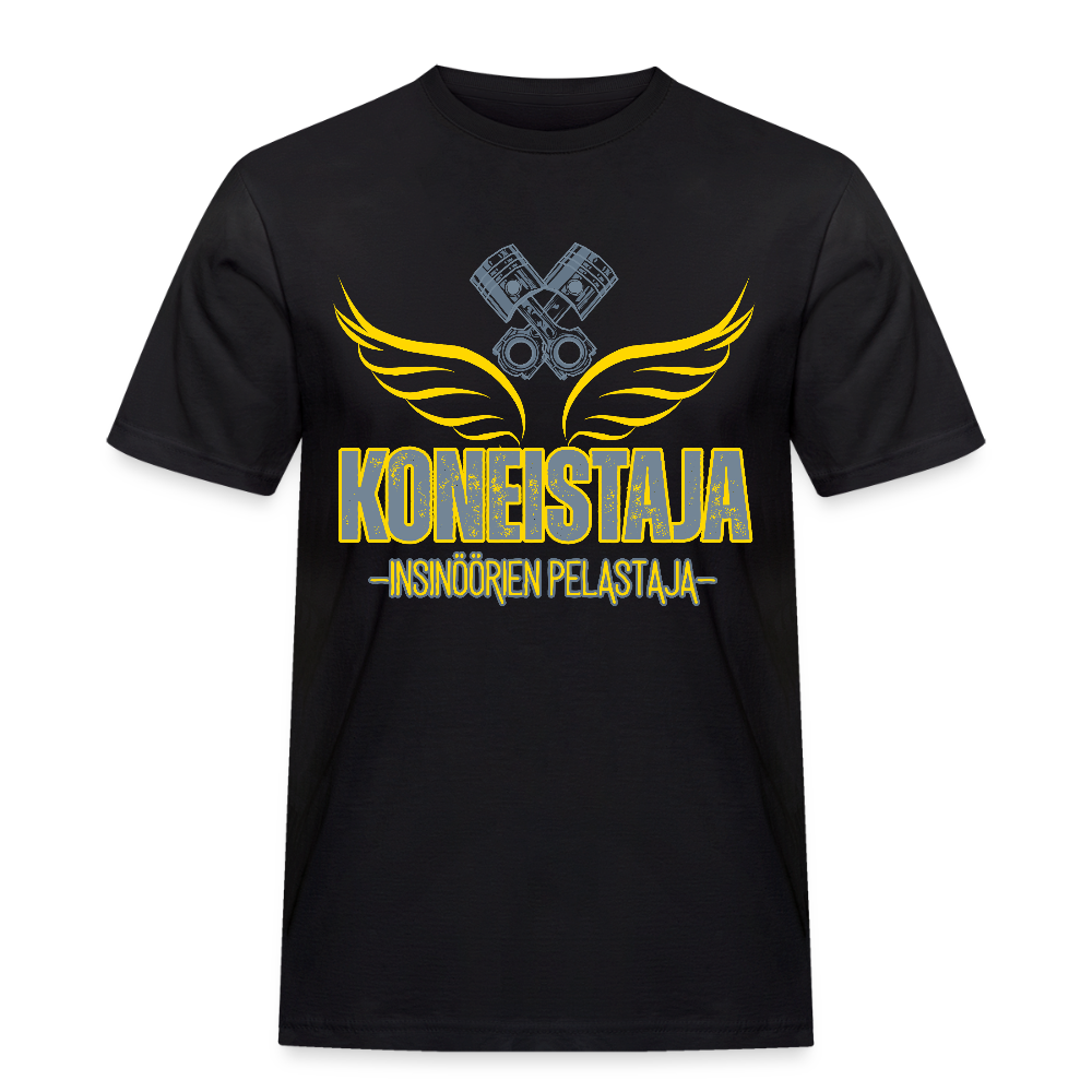 Miesten Workwear T-paita Koneistaja 1 - musta