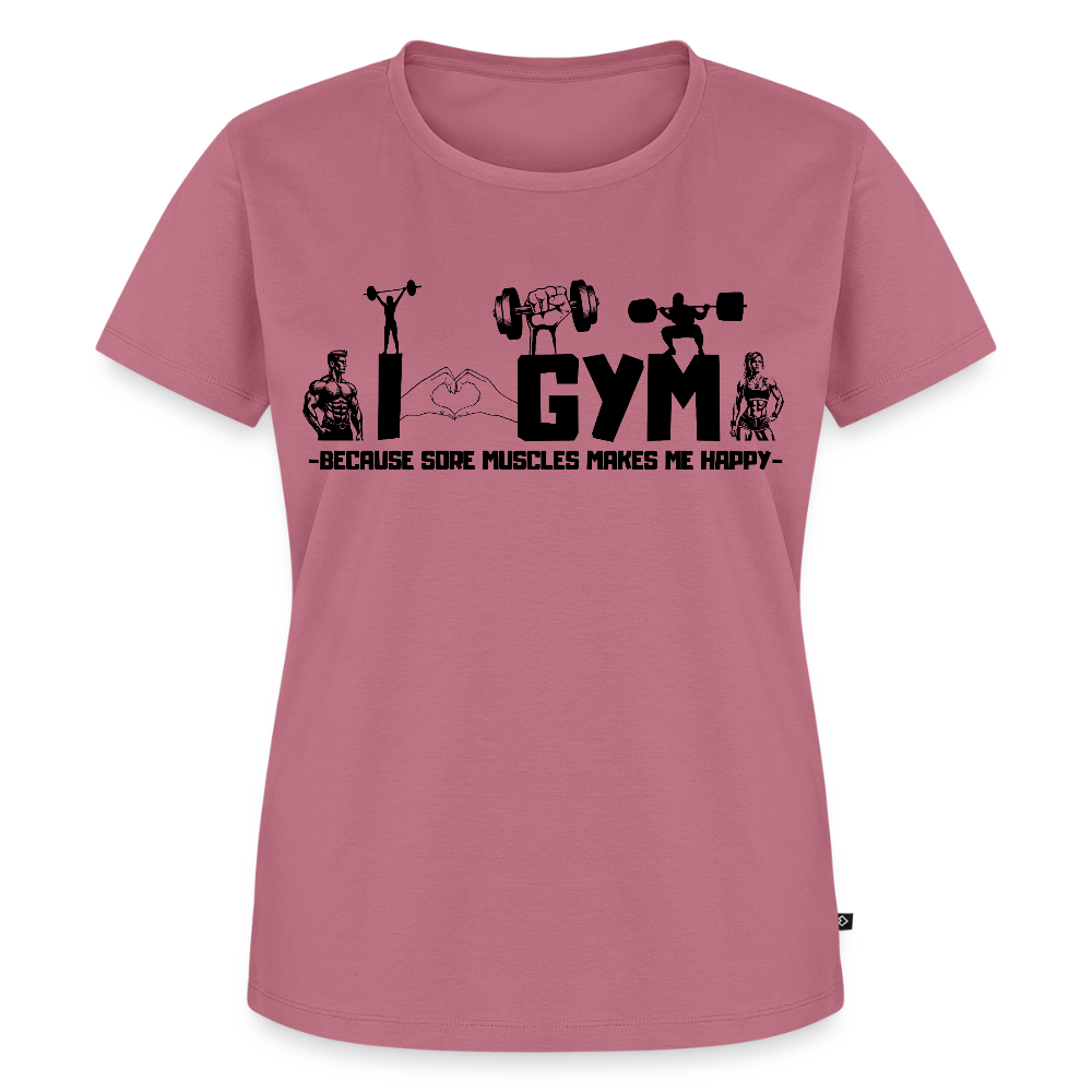 Naisten Spreadshirt Premium T-paita Sali - malva