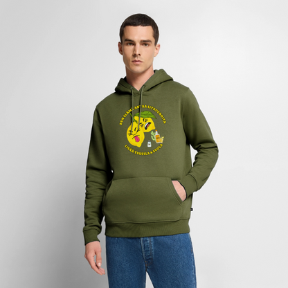 Miesten Premium huppari Kun elämä antaa sitruunoita - khaki