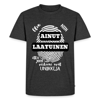 Miesten Premium T-paita Ainutlaatuinen - meleerattu antrasiitti