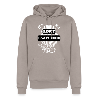 Miesten premium-huppari Ainutlaatuinen - taupe