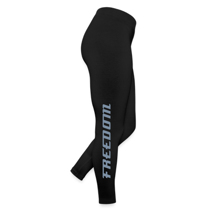 Naisten jerseyleggingsit Vapaus - musta