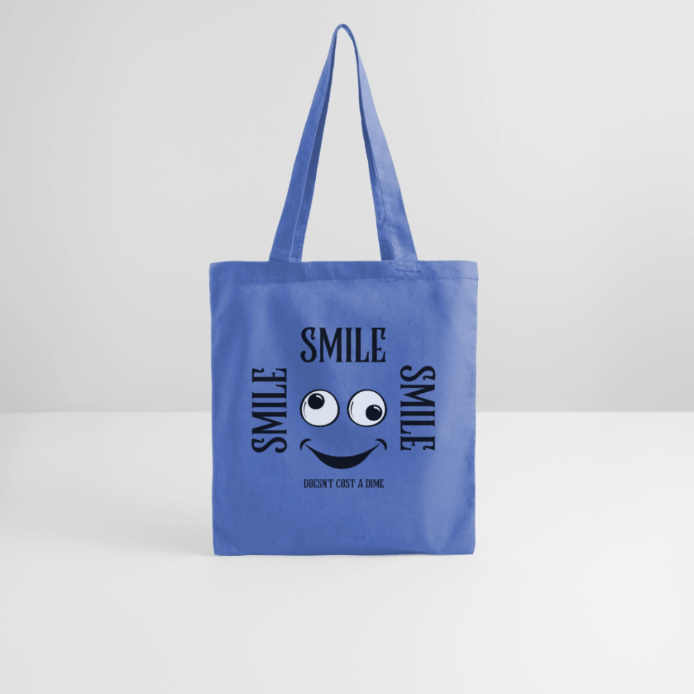 Kangaskassi Smile - vaaleansininen